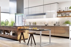 Modern kitchen interior design in a luxury house